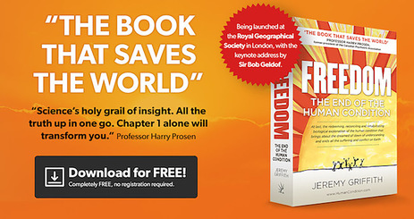 Image of advertisement for ‘The Book That Saves The World’ Image of advertisement for ‘The Book That Saves The World’