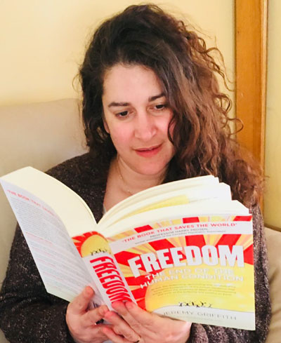 Angela Ryan reading ‘FREEDOM’ - World Transformation Movement Ballarat Angela Ryan World Transformation Movement Ballarat founder reading ‘FREEDOM’