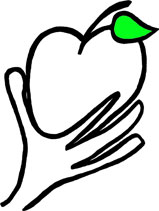 WTM Publishing and Communications logo WTM Publishing and Communications logo - hand holding an apple